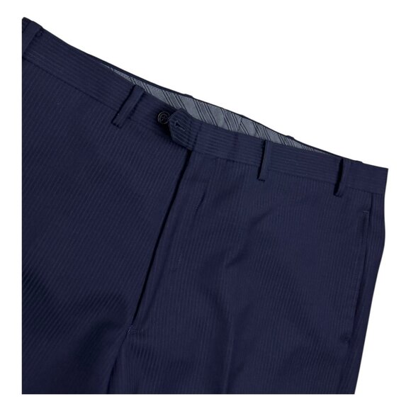 CALVIN KLEIN Pinstripe Luxury Designer Business Formal Blazer & Jacket Suit 36R - Picture 9 of 10